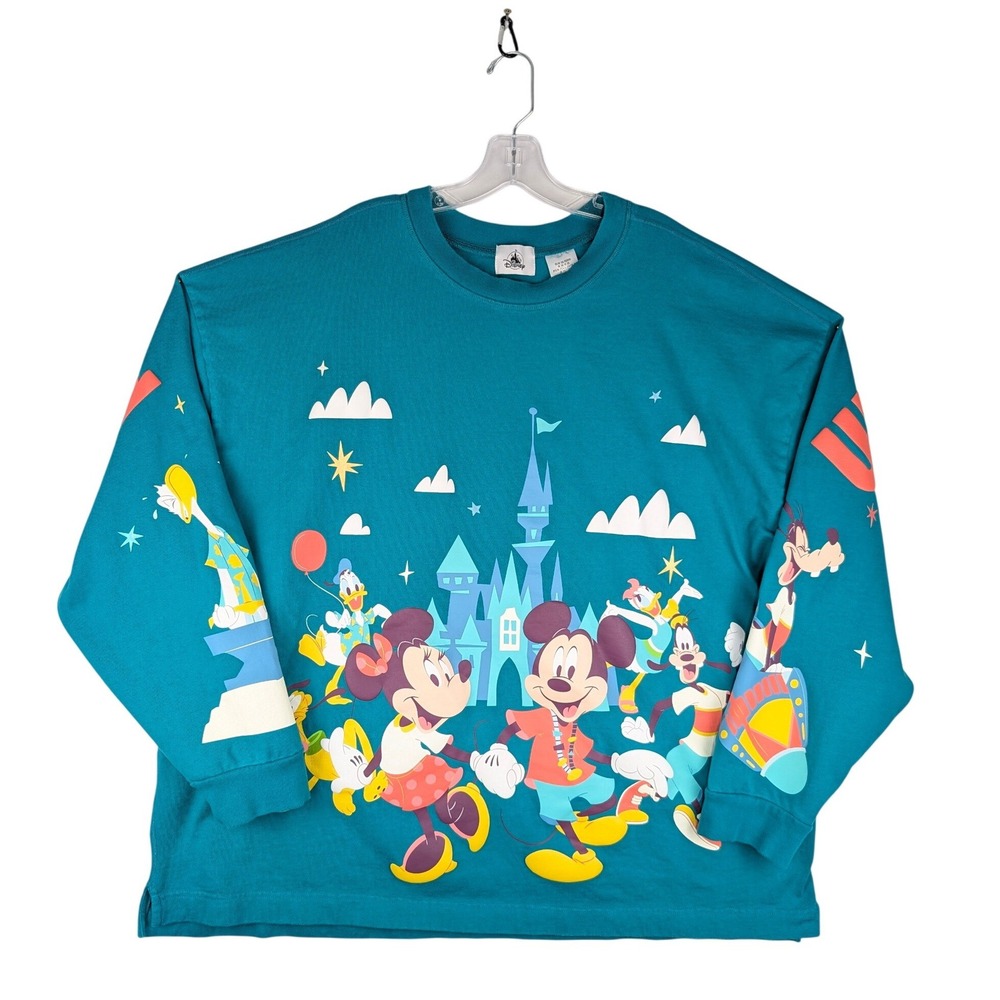 Disney Spirit Jersey Adult 3XL Teal 2024 Play in the Park Celebration Crew - Picture 1 of 12